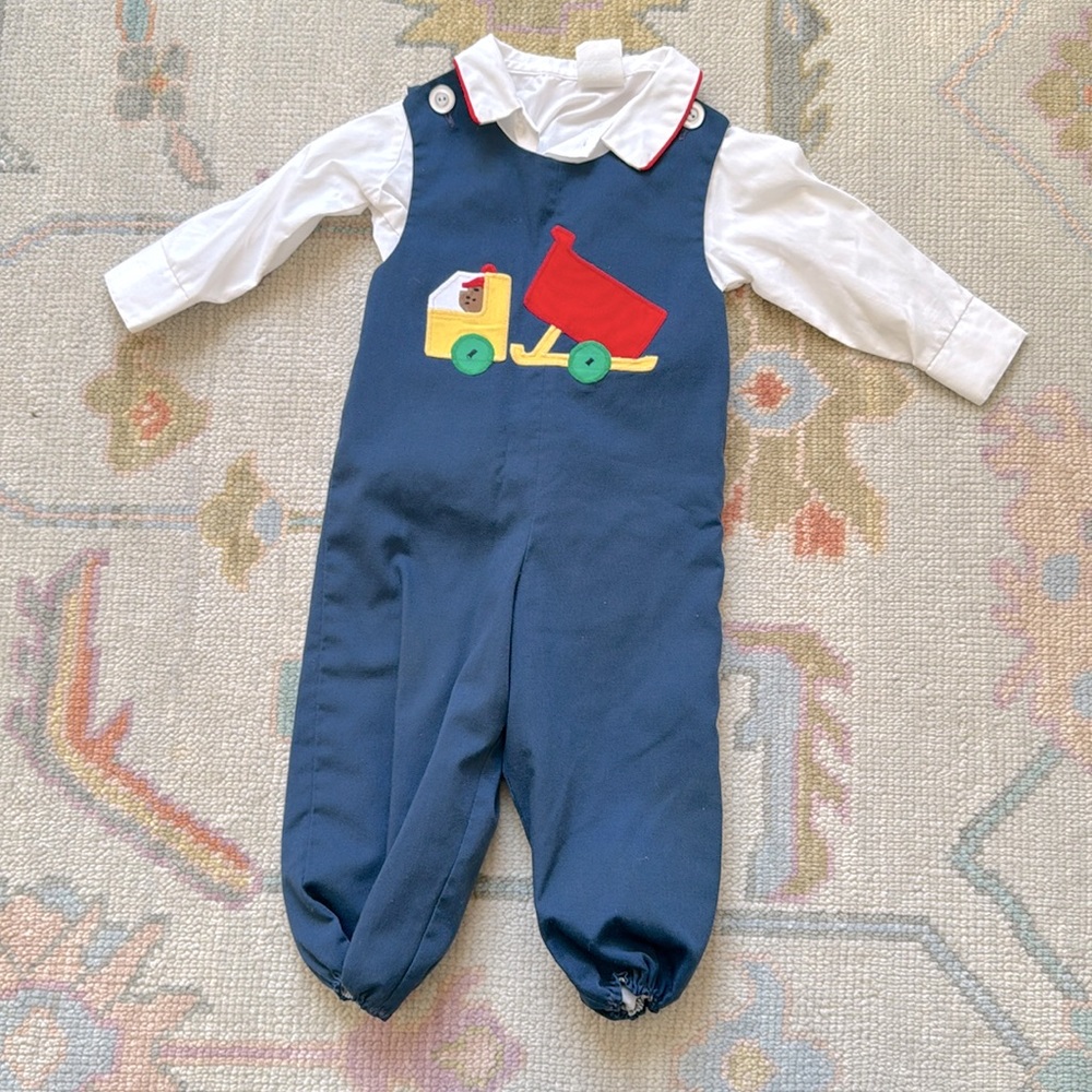 Vintage coveralls set 24 month